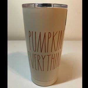 NWT Rae Dunn Pumpkin Everything Insulated Tumbler